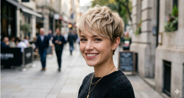 Pixie-cut